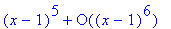 series(v,x=-(-1)) = series(1*(x-1)+(-1/2*alpha-1/2-...