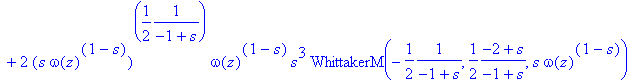 Laplace_integral_omega := 1/2*exp(-s*omega(z)+1/2*s...