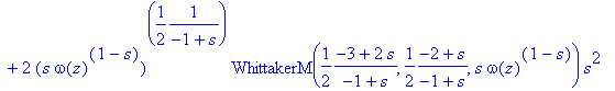 Laplace_integral_omega := 1/2*exp(-s*omega(z)+1/2*s...