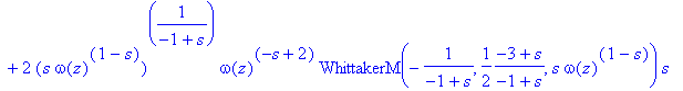 Laplace_integral_omega := 1/2*exp(-s*omega(z)+1/2*s...