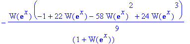 -W(exp(x))*(-1+22*W(exp(x))-58*W(exp(x))^2+24*W(exp...
