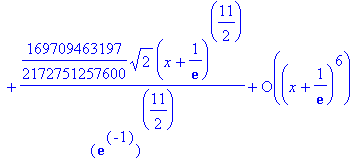 -1+sqrt(2)*sqrt(x+1/exp(1))/(sqrt(exp(-1)))-2/3*(x+...