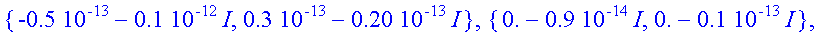 residuals := [{.10e-12+.14e-12*I, -.24e-12-.17e-12*...