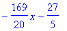 -169/20*x-27/5