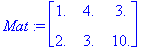 Mat := Matrix(%id = 17887960)