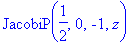JacobiP(1/2,0,-1,z)