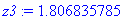 z3 := 1.806835785