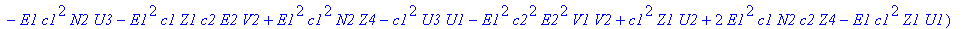 A12 := {A1 = (E1*c1*U3*c2*E2*V2-E1*c1*N2*c2*U3-2*E1^2*c1*c2*E2*V2*Z4+E1^2*N2*c2^2*Z4+c1^2*U2*Z4+E1*c1*c2*E2*V1*U1-E1*c1*Z1*c2*U1+E1^2*Z1*c2^2*E2^2*V3+E1^2*N2*c2^2*E2*V1+E1^2*c2^2*E2^2*V3*Z4-E1^2*Z1*c2^...