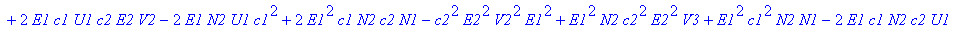 A12 := {A1 = (E1*c1*U3*c2*E2*V2-E1*c1*N2*c2*U3-2*E1^2*c1*c2*E2*V2*Z4+E1^2*N2*c2^2*Z4+c1^2*U2*Z4+E1*c1*c2*E2*V1*U1-E1*c1*Z1*c2*U1+E1^2*Z1*c2^2*E2^2*V3+E1^2*N2*c2^2*E2*V1+E1^2*c2^2*E2^2*V3*Z4-E1^2*Z1*c2^...
