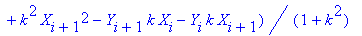 S2ii := 1/3*L[i]*(3*q*k*X[i]+3*q*k*X[i+1]-2*Y[i+1]*k*X[i+1]+k^2*X[i+1]*X[i]-3*q*Y[i+1]-2*Y[i]*k*X[i]+Y[i]^2+Y[i+1]*Y[i]+Y[i+1]^2+3*q^2-3*q*Y[i]+k^2*X[i]^2+k^2*X[i+1]^2-Y[i+1]*k*X[i]-Y[i]*k*X[i+1])/(1+k...