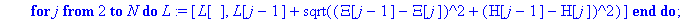 FOURIER := proc (Xi, Eta, n) local L, K, Q, j; global N, X0, Y0, Cx, Sx, Cy, Sy; description 