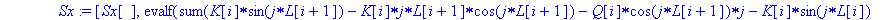 FOURIER := proc (Xi, Eta, n) local L, K, Q, j; global N, X0, Y0, Cx, Sx, Cy, Sy; description 
