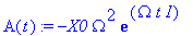 A(t) := -X0*Omega^2*exp(Omega*t*I)