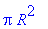 Pi*R^2