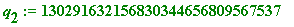 q[2] := 130291632156830344656809567537