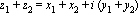 z[1]+z[2] = x[1]+x[2]+i*(y[1]+y[2])