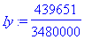 Iy := 439651/3480000