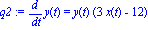 q2 := diff(y(t), t) = y(t)*(3*x(t)-12)