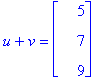 u+v = Vector(%id = 16823468)
