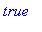 true