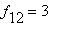 f[12] = 3