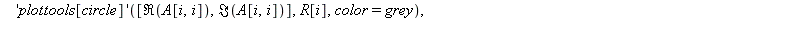 Gerschgorin := proc (A::Matrix) local Delta, m, n, AA, R, C, i, c, eig, P, Plt; Delta := proc (i, j) if i = j then 0 else 1 end if end proc; m, n := LinearAlgebra[Dimension](A); AA := Matrix(m, n, pro...