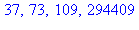 37, 73, 109, 294409