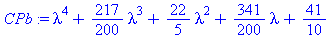 lambda^4+217/200*lambda^3+22/5*lambda^2+341/200*lambda+41/10