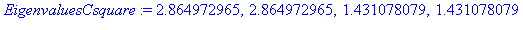 2.864972965, 2.864972965, 1.431078079, 1.431078079