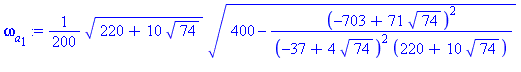 1/200*(220+10*74^(1/2))^(1/2)*(400-(-703+71*74^(1/2))^2/((-37+4*74^(1/2))^2*(220+10*74^(1/2))))^(1/2)