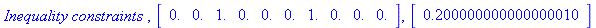 `Inequality constraints `, Matrix(%id = 224901492), Vector[column](%id = 224156440)
