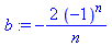 -2*(-1)^n/n