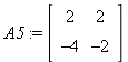 A5 := Matrix(%id = 149846560)