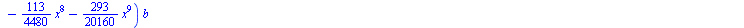 `+`(`*`(`+`(1, `-`(`*`(`/`(1, 2), `*`(`^`(x, 2)))), `-`(`*`(`/`(1, 6), `*`(`^`(x, 3)))), `*`(`/`(1, 12), `*`(`^`(x, 4))), `*`(`/`(3, 40), `*`(`^`(x, 5))), `-`(`*`(`/`(17, 720), `*`(`^`(x, 6)))), `-`(`...