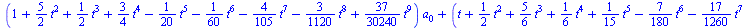 `+`(`*`(`+`(1, `*`(`/`(5, 2), `*`(`^`(t, 2))), `*`(`/`(1, 2), `*`(`^`(t, 3))), `*`(`/`(3, 4), `*`(`^`(t, 4))), `-`(`*`(`/`(1, 20), `*`(`^`(t, 5)))), `-`(`*`(`/`(1, 60), `*`(`^`(t, 6)))), `-`(`*`(`/`(4...