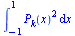 int(`*`(`^`(LegendreP(k, x), 2)), x = -1 .. 1)
