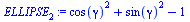 `:=`(ELLIPSE[2], `+`(`*`(`^`(cos(gamma), 2)), `*`(`^`(sin(gamma), 2)), `-`(1)))