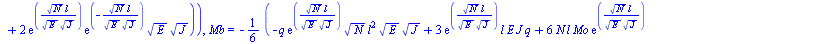 {Va = `+`(`-`(`/`(`*`(`/`(1, 6), `*`(q, `*`(`+`(`-`(`*`(6, `*`(exp(`+`(`-`(`/`(`*`(`^`(N, `/`(1, 2)), `*`(l)), `*`(`^`(E, `/`(1, 2)), `*`(`^`(J, `/`(1, 2)))))))), `*`(`^`(N, `/`(1, 2)), `*`(l, `*`(E, ...