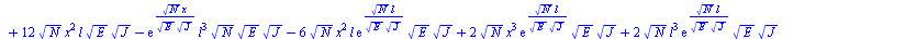 `+`(`/`(`*`(`/`(1, 6), `*`(q, `*`(`+`(`*`(3, `*`(`^`(N, `/`(1, 2)), `*`(x, `*`(exp(`+`(`-`(`/`(`*`(`^`(N, `/`(1, 2)), `*`(l)), `*`(`^`(E, `/`(1, 2)), `*`(`^`(J, `/`(1, 2)))))))), `*`(`^`(E, `/`(1, 2))...