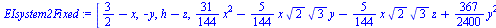 [`+`(`/`(3, 2), `-`(x)), `+`(`-`(y)), `+`(h, `-`(z)), `+`(`*`(`/`(31, 144), `*`(`^`(x, 2))), `-`(`*`(`/`(5, 144), `*`(x, `*`(`^`(2, `/`(1, 2)), `*`(`^`(3, `/`(1, 2)), `*`(y)))))), `-`(`*`(`/`(5, 144),...