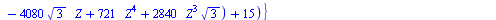 {y = `+`(`-`(`/`(`*`(`/`(3, 16), `*`(`^`(2, `/`(1, 2)), `*`(`+`(`*`(34, `*`(`^`(3, `/`(1, 2)))), `*`(3, `*`(`^`(3, `/`(1, 2)), `*`(`^`(RootOf(`+`(`-`(5796), `*`(7236, `*`(`^`(_Z, 2))), `-`(`*`(4080, `...