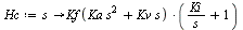 `:=`(Hc, proc (s) options operator, arrow; `*`(Kf(`+`(`*`(Ka, `*`(`^`(s, 2))), `*`(Kv, `*`(s)))), `*`(`+`(`/`(`*`(Ki), `*`(s)), 1))) end proc)