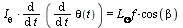 `*`(I[theta], `*`(diff(diff(theta(t), t), t))) = `*`(L[Theta], `*`(f, `*`(cos(beta))))