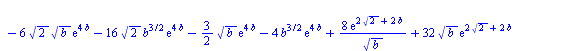 `:=`(D(b)[2], `+`(`*`(`/`(1, 8), `*`(`/`(`*`(`+`(`*`(4, `*`(exp(`+`(`*`(4, `*`(`^`(2, `/`(1, 2)))), `*`(4, `*`(b)))), `*`(`^`(b, `/`(3, 2))))), `-`(`*`(`/`(93, 2), `*`(`*`(exp(`+`(`*`(4, `*`(`^`(2, `/...