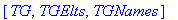 [TG, TGElts, TGNames]