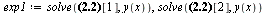 `:=`(exp1, solve((y(x) = `/`(`*`(`+`(`-`(`*`(x, `*`(_C1))), `-`(`*`(`^`(`+`(`*`(2, `*`(`^`(x, 2), `*`(`^`(_C1, 2)))), 1), `/`(1, 2)))))), `*`(_C1)), y(x) = `/`(`*`(`+`(`-`(`*`(x, `*`(_C1))), `*`(`^`(`...
