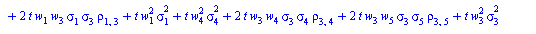 `*`(exp(`+`(`-`(`*`(t, `*`(r))))), `*`(`+`(`-`(`*`(`/`(1, 2), `*`(S[1], `*`(w[1], `*`(exp(`*`(t, `*`(r))), `*`(erf(`+`(`/`(`*`(`/`(1, 4), `*`(`^`(2, `/`(1, 2)), `*`(`+`(`-`(`*`(2, `*`(t, `*`(w[1], `*`...
