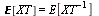 `𝔼`[XT] = E[`/`(1, `*`(XT))]