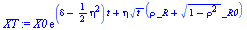 `*`(X0, `*`(exp(`+`(`*`(`+`(delta, `-`(`*`(`/`(1, 2), `*`(`^`(eta, 2))))), `*`(t)), `*`(eta, `*`(`^`(t, `/`(1, 2)), `*`(`+`(`*`(rho, `*`(_R)), `*`(`^`(`+`(1, `-`(`*`(`^`(rho, 2)))), `/`(1, 2)), `*`(_R...