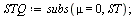 `:=`(STQ, subs(mu = 0, ST)); 1; `:=`(JTerm, simplify(ln(`/`(`*`(STQ, `*`(XTQ)), `*`(S0, `*`(X0)))), symbolic)); -1; `:=`(SXMean, ExpectedValue(JTerm)); 1; `:=`(SXVar, simplify(`/`(`*`(Variance(JTerm))...